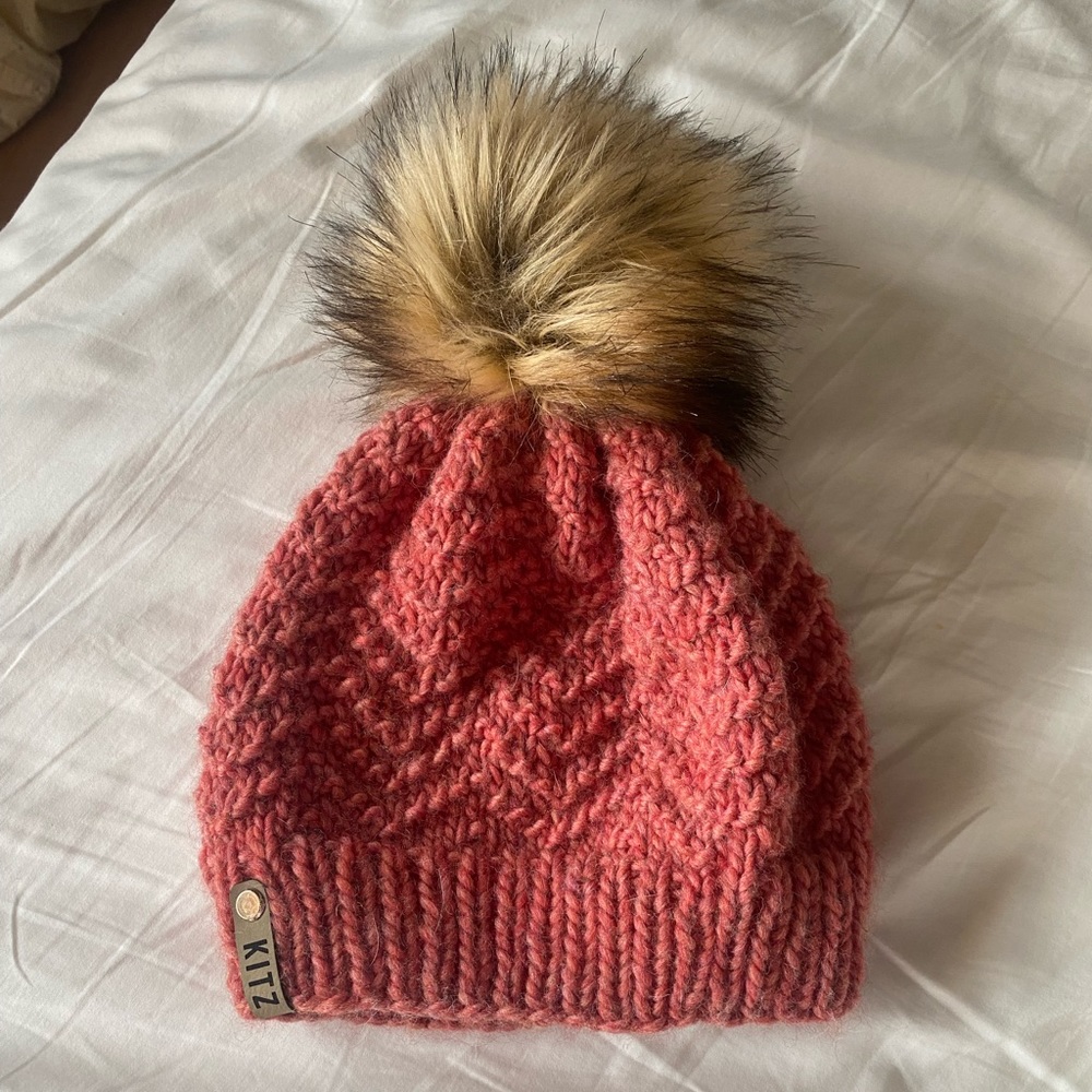 Kitz coral toque/beanie